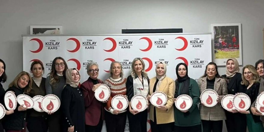 Kızılay Kars’tan Filistin’deki aşevi yararına bağış toplandı