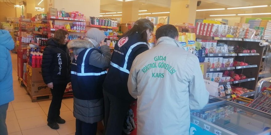 Kars’ta ramazan öncesi denetim