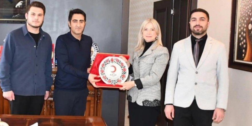 Kızılay Kars Şubesinden Kaymakam Aslantatar’a Ziyaret