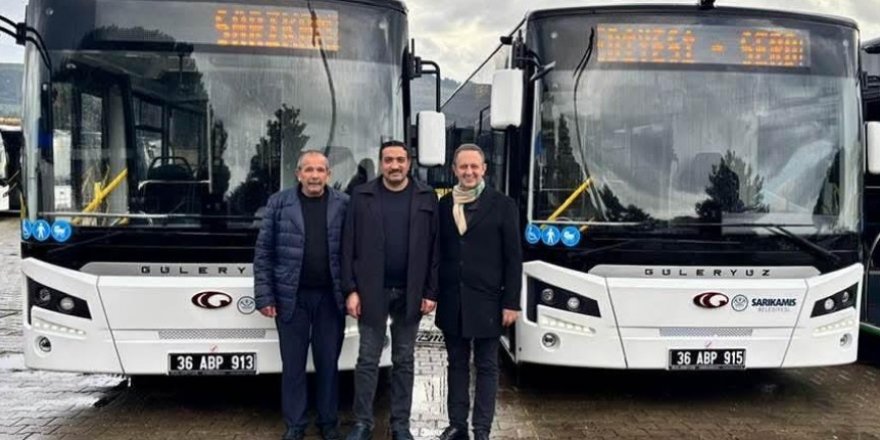 Sarıkamış Belediyesine 2 Yeni Şehir İçi Servis Aracı