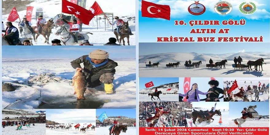 Ardahan Çıldır Gölü’ndeki Buz Festivali İptal Edildi