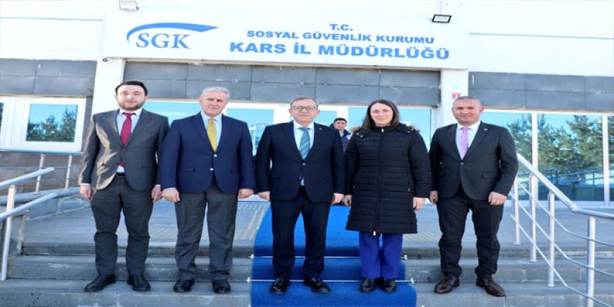 Vali Ziya Polat’tan SGK İl Müdürlüğü’ne ziyaret