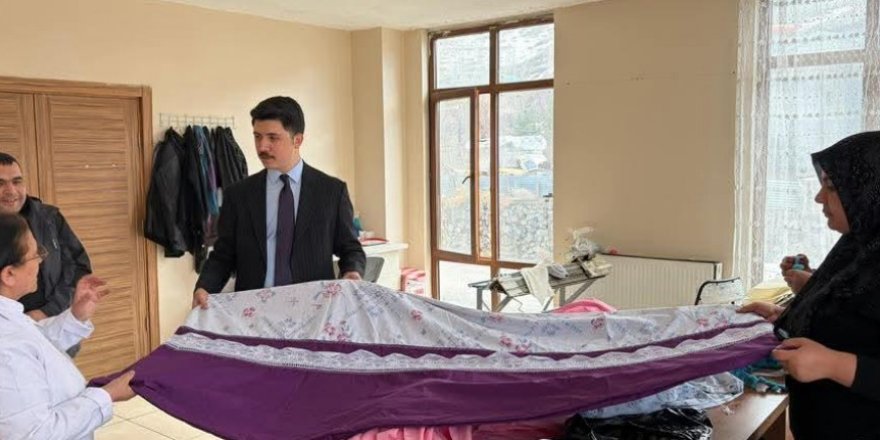 Digor Kaymakamı Kahraman kursları yerinde inceledi