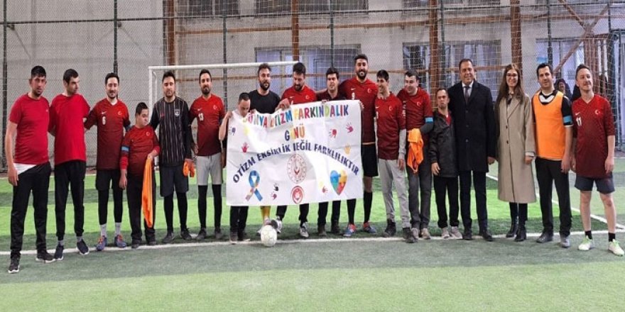 Kars'ta “Otizm Farkındalık Maçı” yapıldı