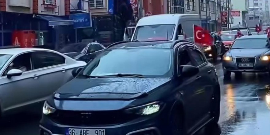 Kars’ta İran’a destek konvoyu