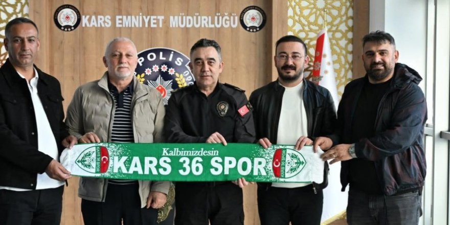 Kars 36 Spor’dan İl Emniyet Müdürü Tombul’a Ziyaret