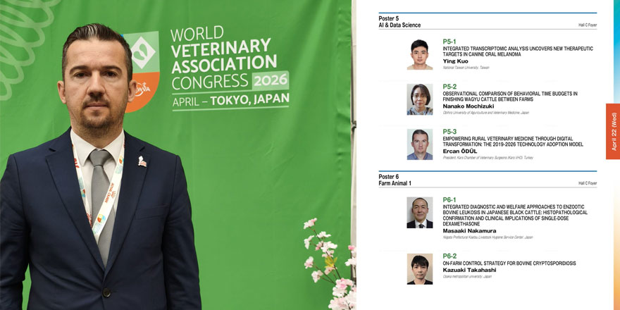 Kars’tan Tokyo’ya Bilim Köprüsü: 41. Dünya Veteriner Hekimleri Kongresi’nde Kars İmzası