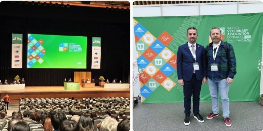 Kars Vho 41. Dünya Veteriner Hekimleri Kongresi için Tokyo'da