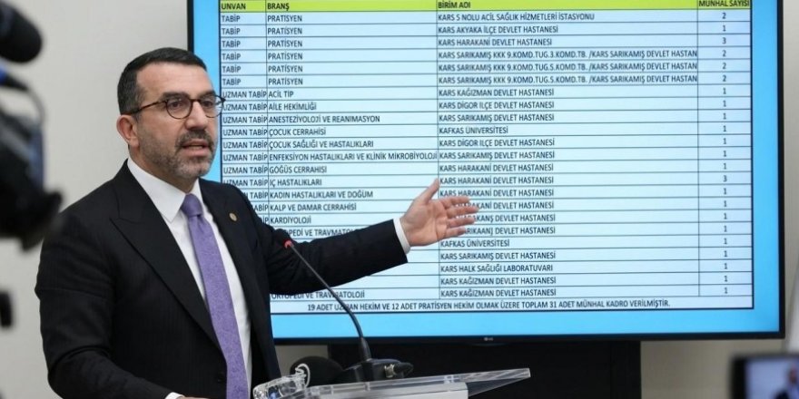 Milletvekili Adem Çalkın: Kars’a 31 yeni doktor atandı