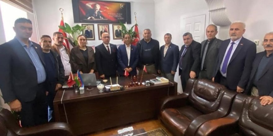 Muhtarlardan Başkan Okyay'a ziyaret