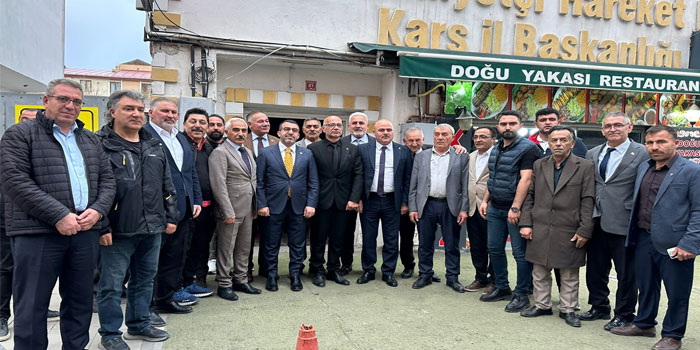 Çalkın, MHP İl Başkanlığını ziyaret etti