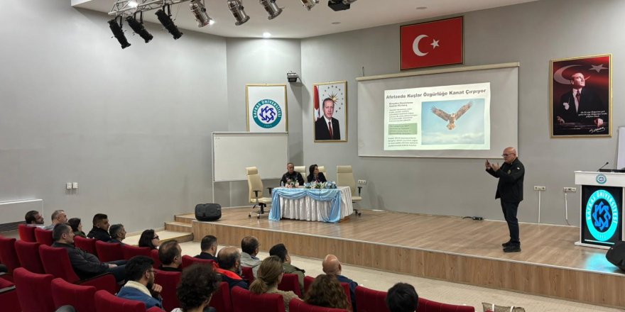 KAÜ'de yaban hayatı paneli düzenlendi