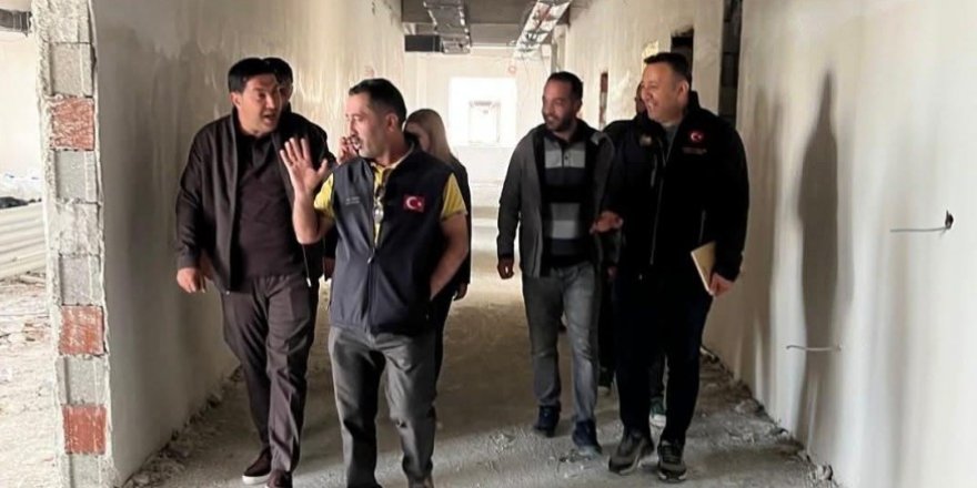 Kars'ta GAMP ve Tarım Lisesi İnşaatları yerinde İncelendi