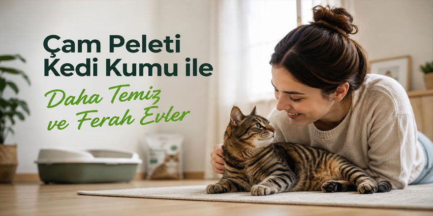 Çam Peleti Kedi Kumu ile Daha Temiz ve Ferah Evler
