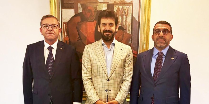 Vali Polat ve Milletvekili Çalkın'dan Bakan Yardımcısı Mumcu'ya Ziyaret