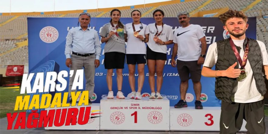 Karslı Atletlerden Türkiye Şampiyonası'nda Madalya Yağmuru