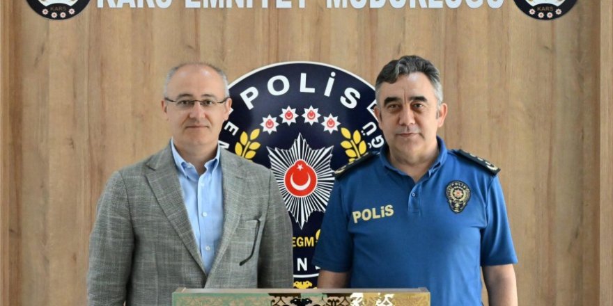 Mülkiye Müfettişi Mut'dan Kars Emniyet Müdürü Tombul'a Ziyaret