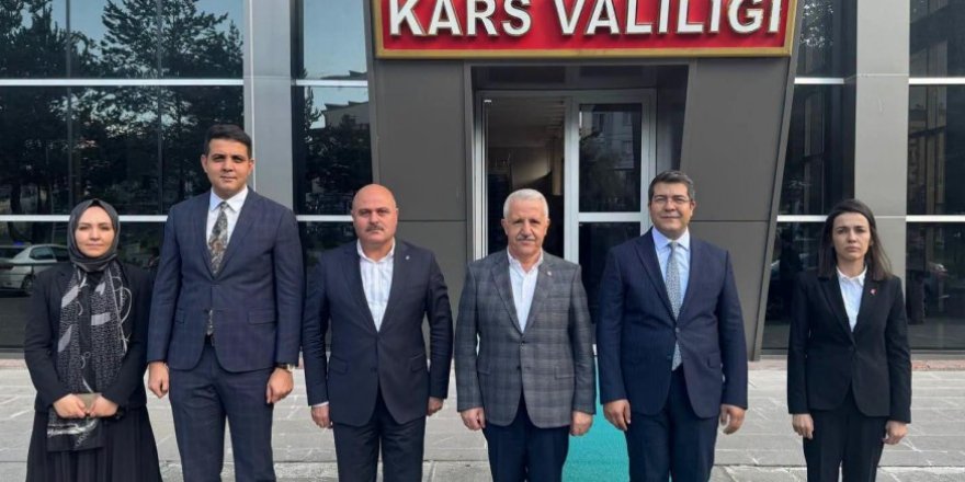 Bakan Ahmet Arslan'dan Kars Vali Yardımcılarına Hayırlı Olsun Ziyareti