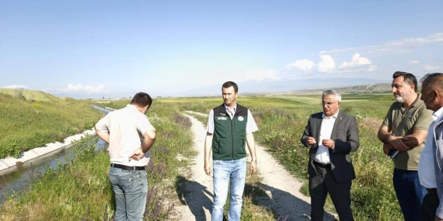 DSİ 24. Bölge Müdürü Serdar Kotan'dan Akyaka'da İnceleme