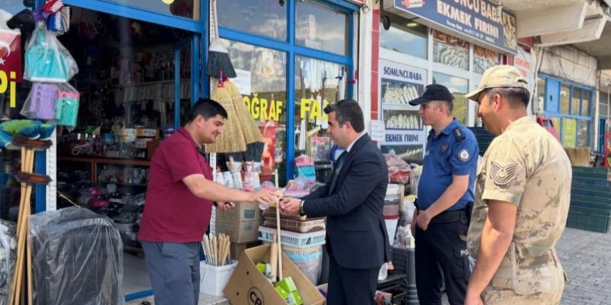 Susuz Kaymakamı Furkan Öztürk'ten Esnaf Ziyareti
