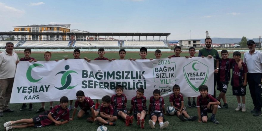Yeşilay Spor Kulübü ile Sağlıklı Yaşam Mesajı Sahaya Taşındı