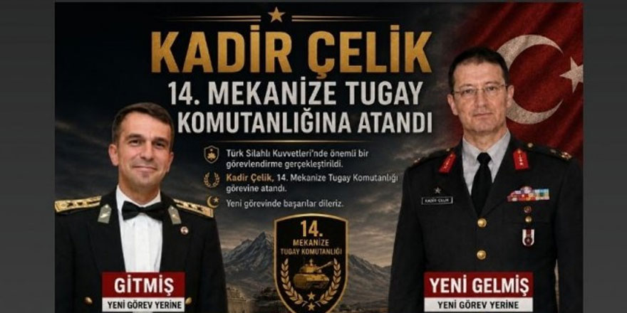Kars 14. Mekanize Tugay Komutanlığında Nöbet Değişimi