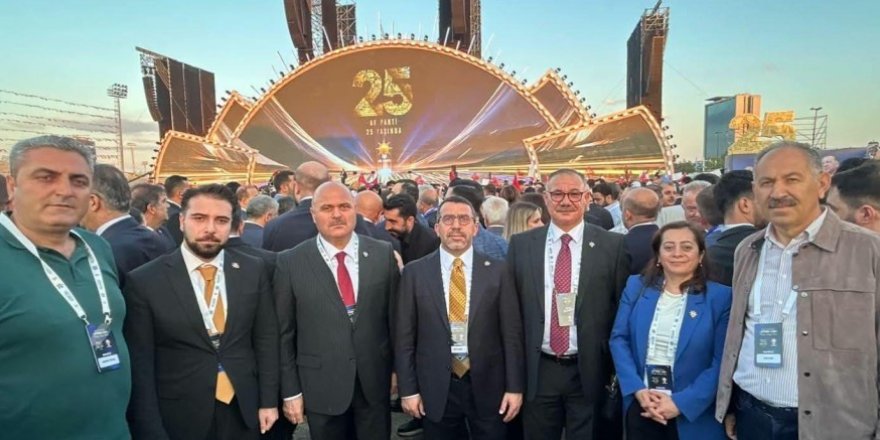 Çalkın, AK Parti’nin 25. Kuruluş Yıl Dönümü kutlamalarına katıldı