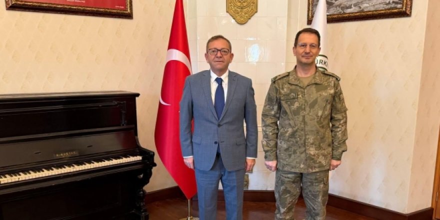 Tuğgeneral Kadir Çelik’ten Vali Ziya Polat’a Ziyaret