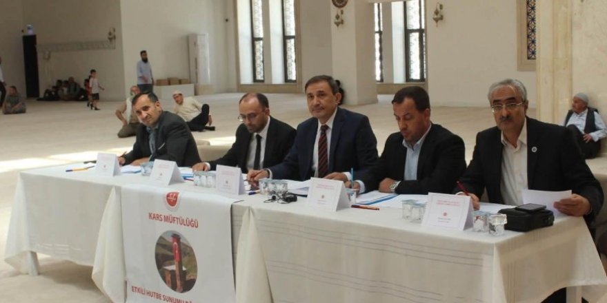 Kars’ta “Etkili Hutbe Sunumu” Bölge Finali Heyecanı