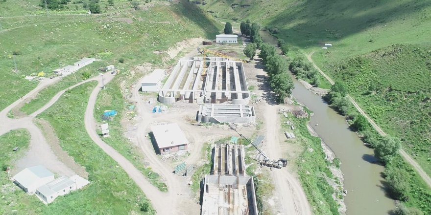 Kars'ta Atıksu Toplama ve Arıtma Tesisi çalışmaları devam ediyor