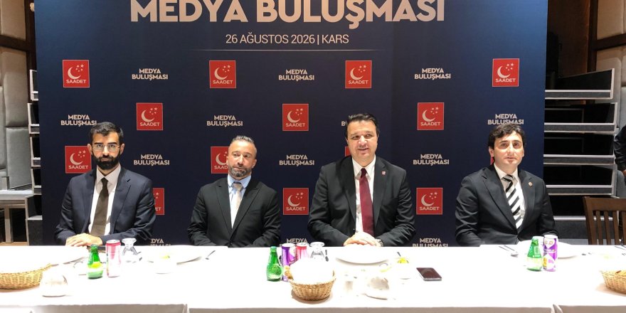 SP Genel Başkanı Arıkan Kars’ta medya ve STK temsilcileriyle buluştu