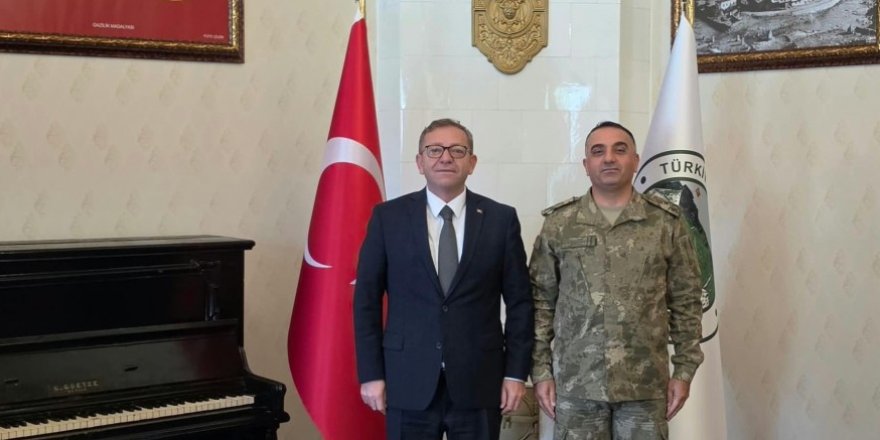 Tuğgeneral Uğur Özyurt’tan Vali Ziya Polat’a Ziyaret