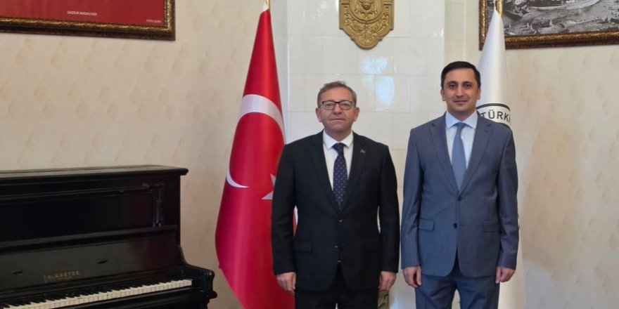 Vali Ziya Polat, Başkonsolos Goşgar Zeynalov ile bir araya geldi