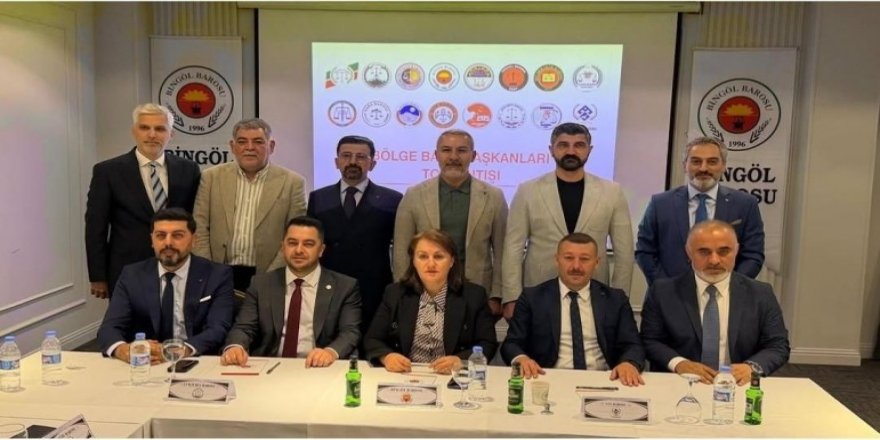 Kars Baro Başkanı Necat Yağcı, Bölge Baroları Toplantısına katıldı