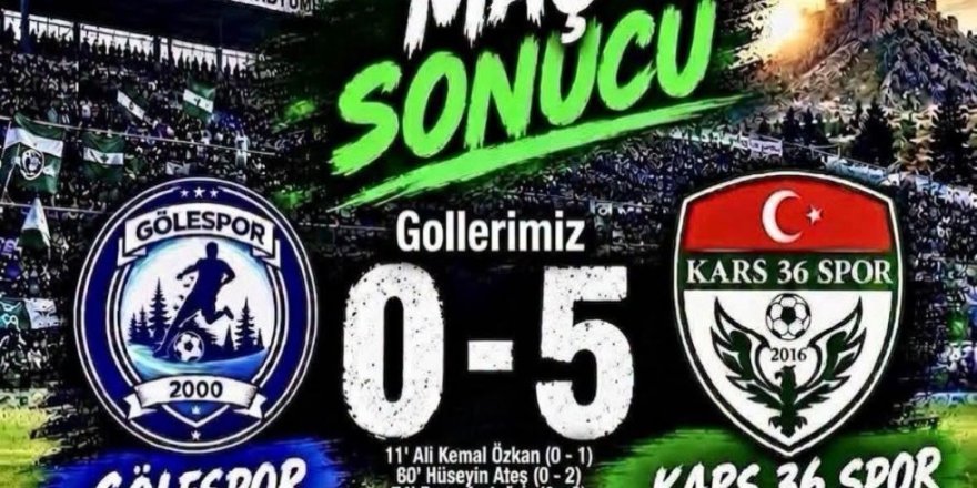Kars 36 Spor, Ziraat Türkiye Kupası'nda adını bir üst tura yazdırdı