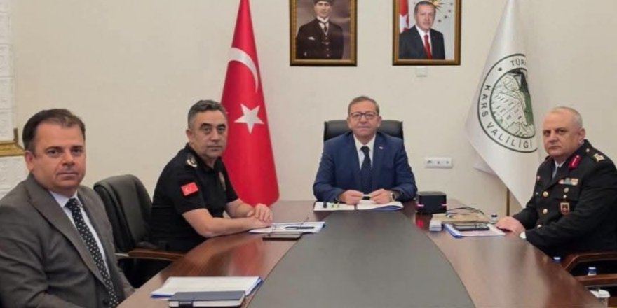 Kars’ta Okul Güvenliği Değerlendirme Toplantısı Gerçekleştirildi
