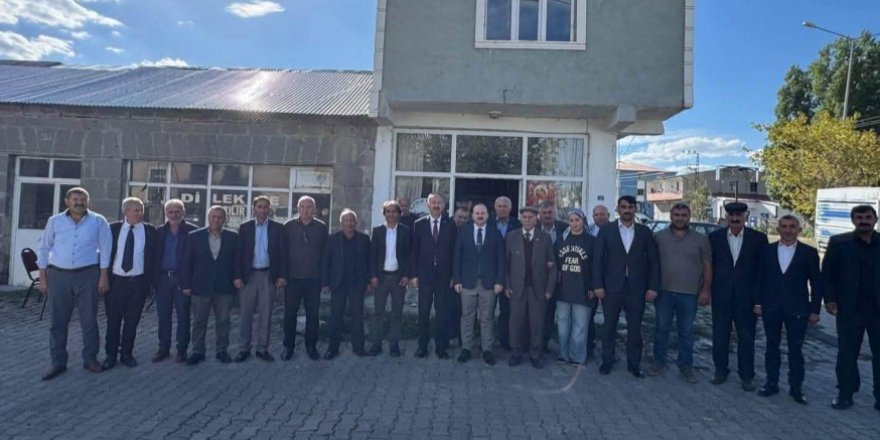 Kaymakam Güvenç ve Başkan Elma Muhtarlarla Buluştu