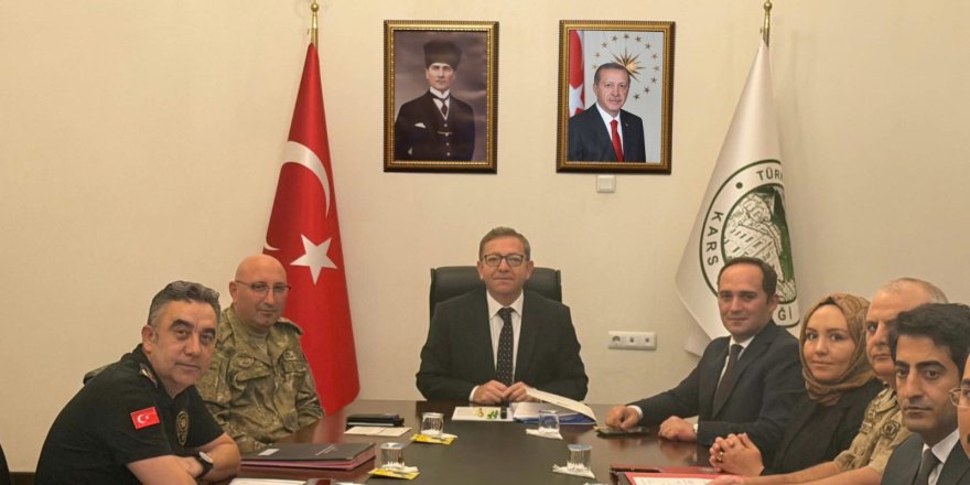 Kars'ta Güvenlik ve Asayiş Tedbirleri Masaya Yatırıldı