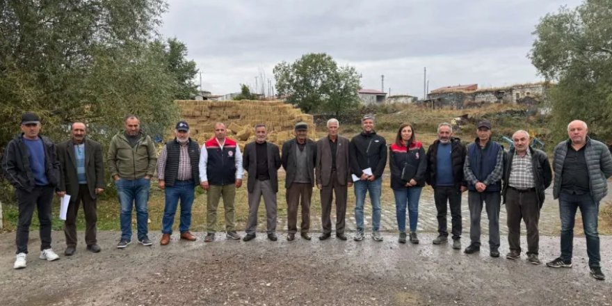 Tarım ve Orman Müdürlüğü ekipleri sahada
