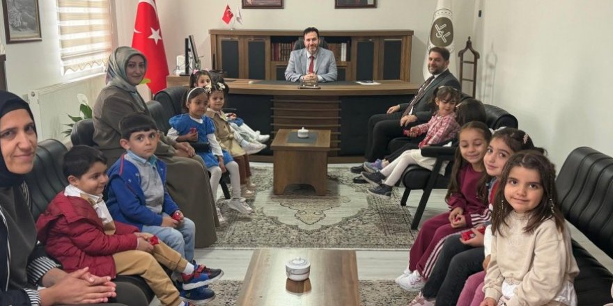 4-6 Yaş Kur'an Kursu Öğrencilerinden Ziyaret