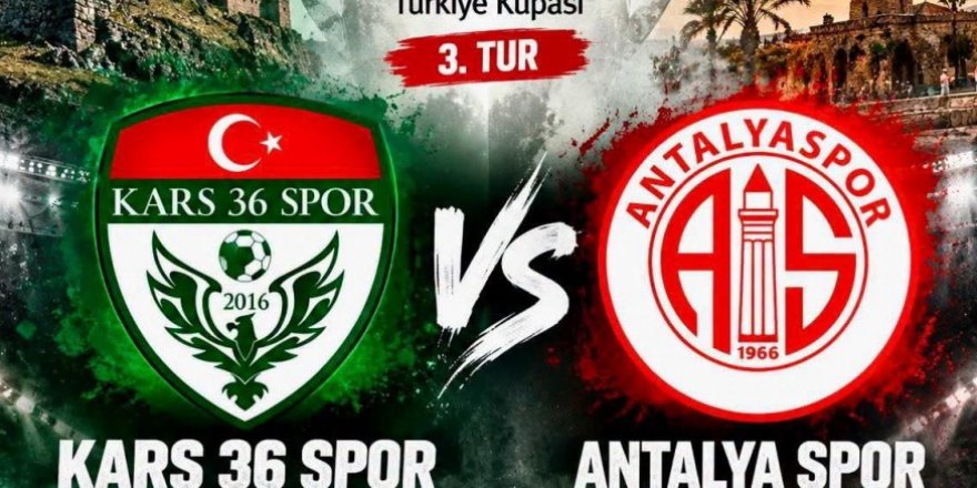 Kars 36 Spor’un Ziraat Türkiye Kupası’ndaki Rakibi Antalyaspor Oldu!