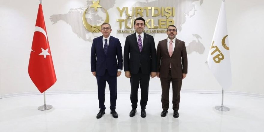 Vali Polat ve Milletvekili Çalkın’dan YTB Başkanı Turus’a Ziyaret