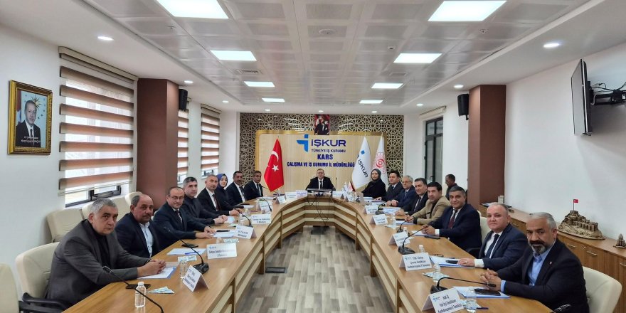 Kars İl İstihdam ve Mesleki Eğitim Kurulu Toplantısı Yapıldı