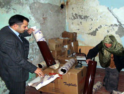 Afganlara soba yardımı