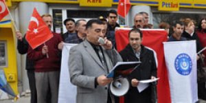 PTT çalışanları Kars’ta da iş bıraktı