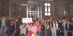 Polis Gücüspor’a muhteşem karşılama