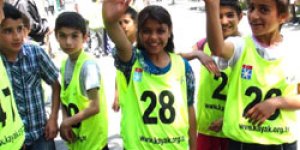 Kızak seçmelerinden renkli görüntüler