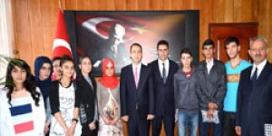 Kaymakam Ermiş’e teşekkür ziyareti