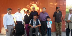 Mercan’dan Kars’a tekerlekli sandalye