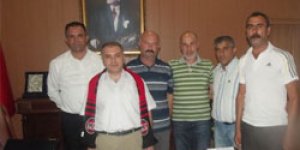 Kağızmanspor’dan Kaymakama ziyaret
